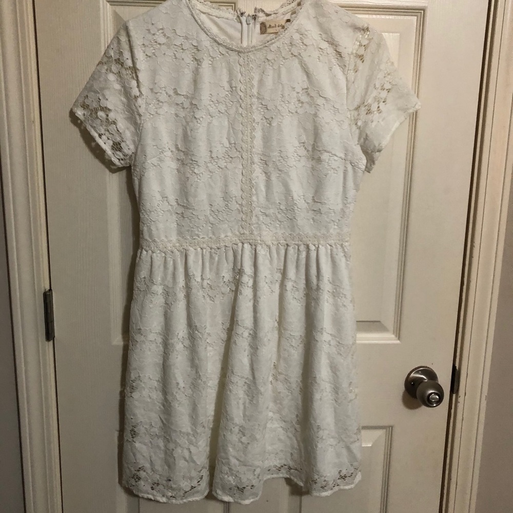 Altar’d State White Lace Dress - Large